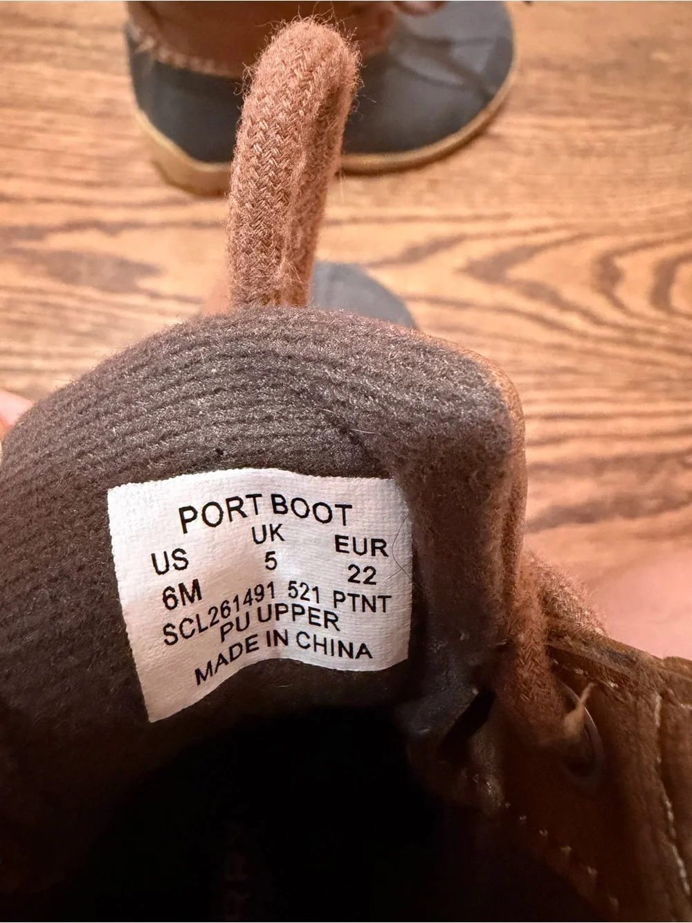 Sperry Toddler Brown and Gray Duck Boots
